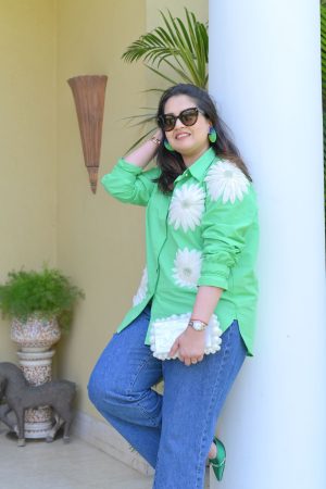 3-D Floral Fantasy Shirt