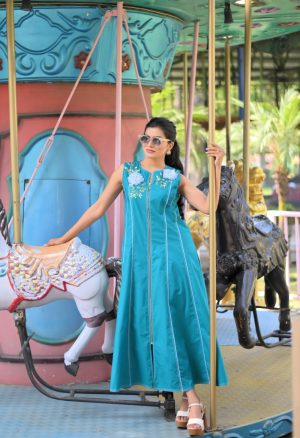 Panelled Zipper Dress