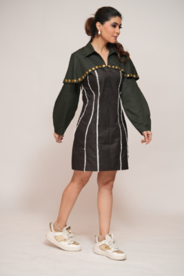 "The Fragmented Canvas" Dress