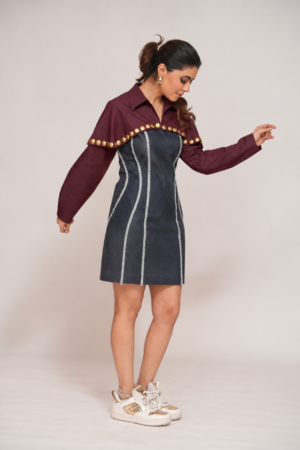"The Fragmented Canvas" Dress
